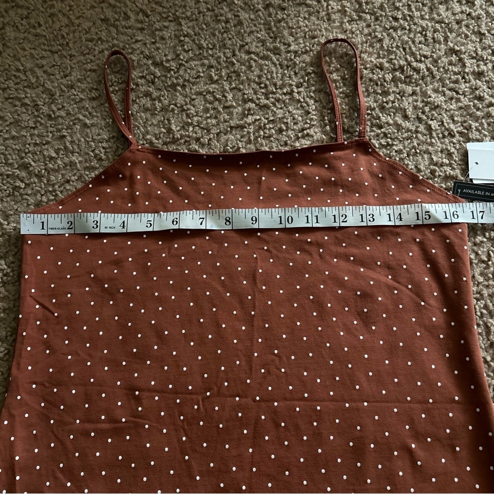 BP | Brown Polka Dot Mini Dress - Picture 5 of 11